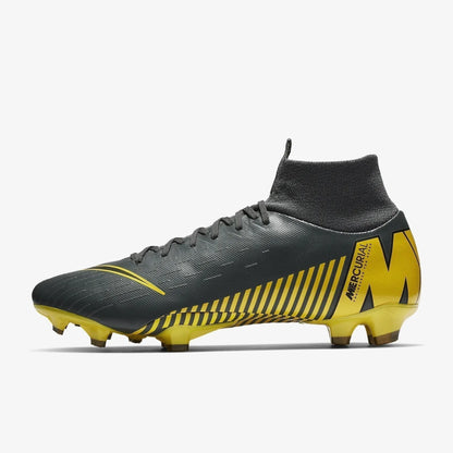 Nike Superfly 6 Pro FG Mens Soccer Cleats Dark Grey Yellow