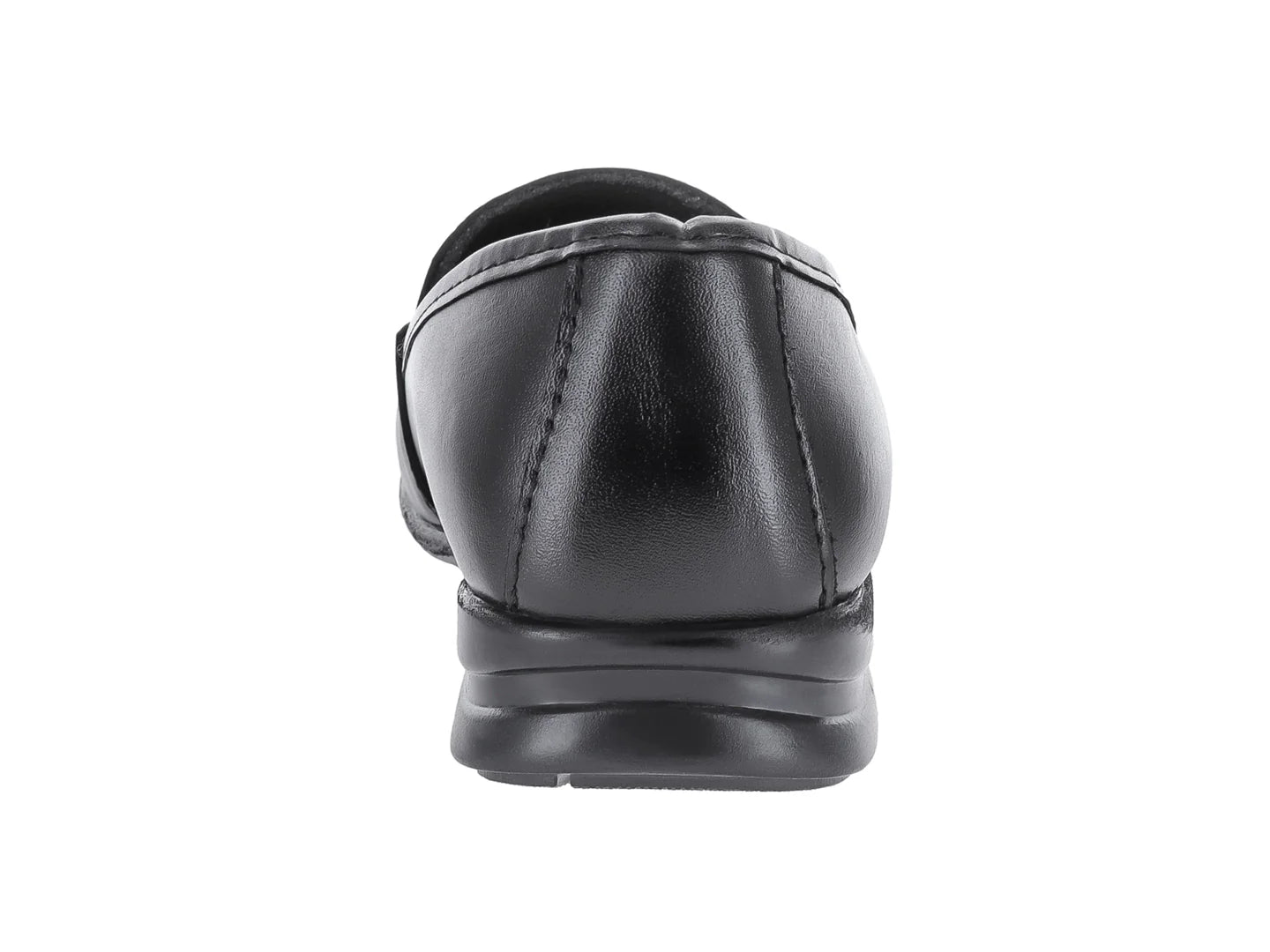 Zapatos Planos de Piel Negro Luna Rosa para Mujer