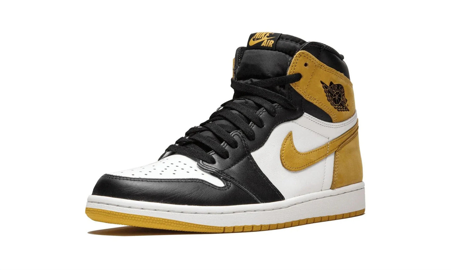 Air Jordan 1 Retro High OG Promo Box YELLOW OCHRE