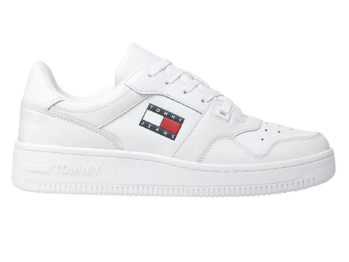 Tenis Tommy Hilfiger Retro Basket Ess Blancos para Hombre