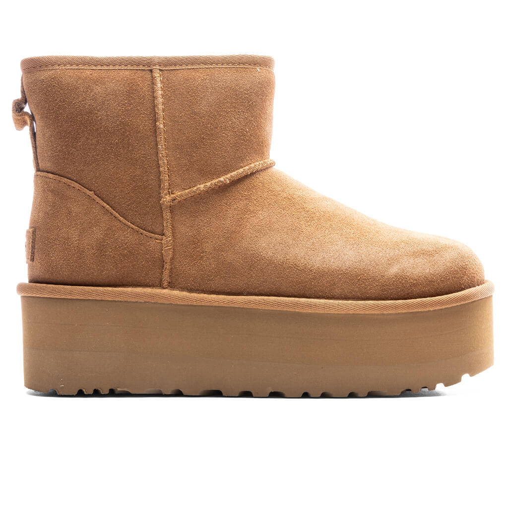 Womens Classic Mini Platform Boot Chestnut