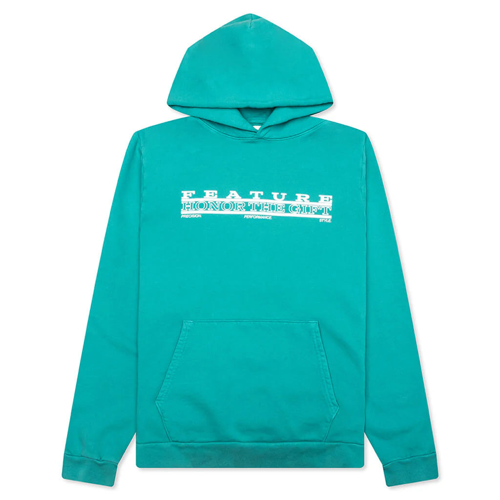 Feature x Honor The Gift Racing Club Hoodie Vintage Green
