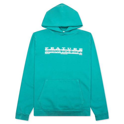 Feature x Honor The Gift Racing Club Hoodie Vintage Green