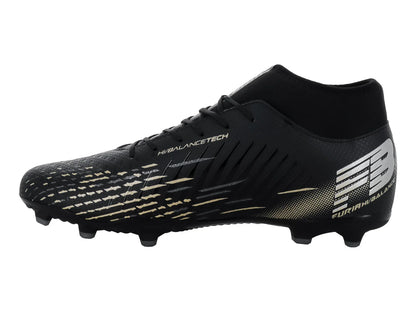 Tenis de Fútbol Furia 1515 Negro Plata y Oro para Hombre