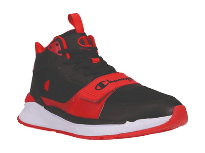 Tenis Champion Flexer Switch Negro y Rojo para Niño