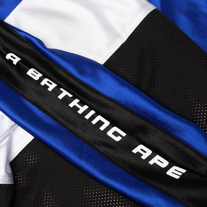 Kids BAPE Mesh L S Tee Blue