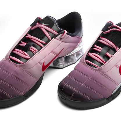 Womens T90 Shox Magia SP x Forget me nots Shy Pink University Red Black