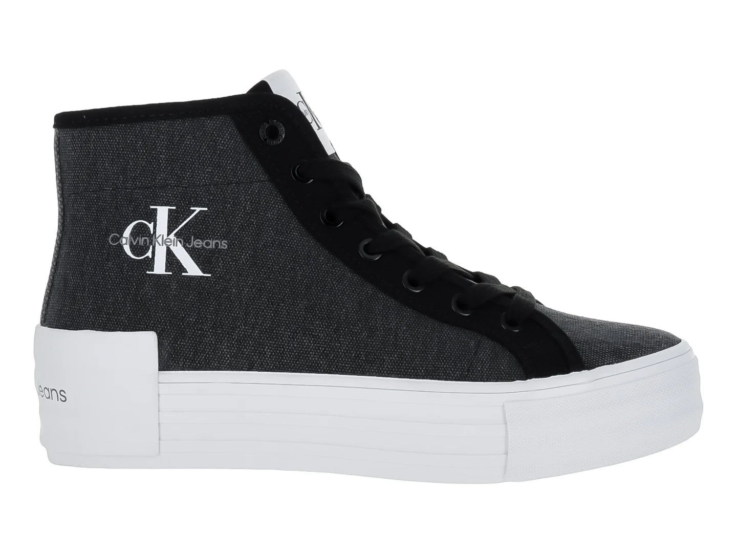 Tenis Calvin Klein Black Bold Vulc Negro para Mujer