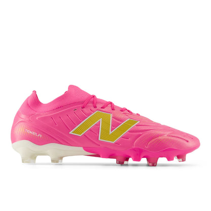 New Balance Tekela Pro Low V5 FG Firm Ground Mens Soccer Cleats Pink Heat