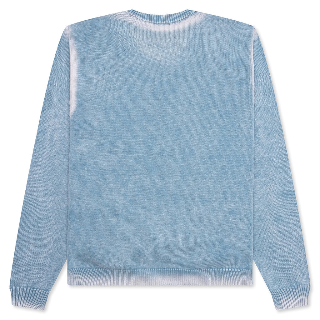 Faded Cotton Crew Blue