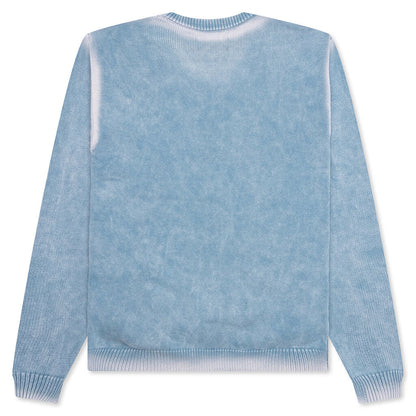 Faded Cotton Crew Blue