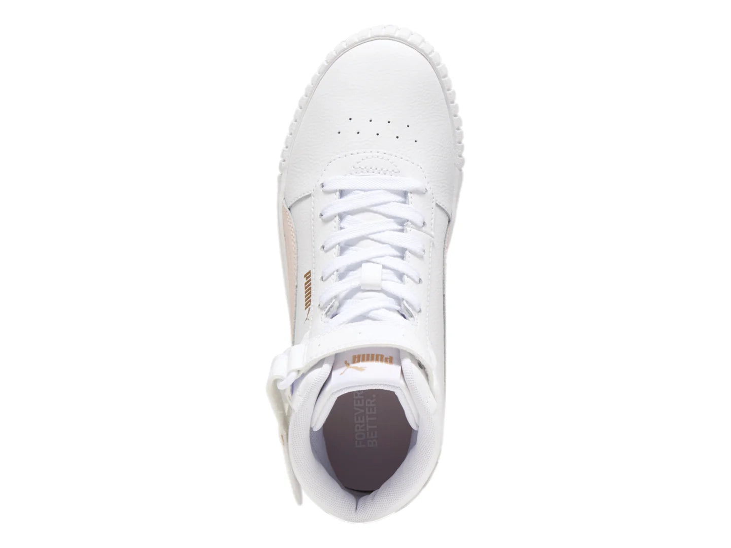 Tenis PUMA Carina 20 Mid Blanco y Rosa para Mujer