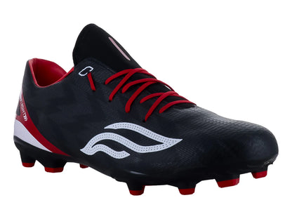 Tenis de Fútbol Furia Negro con Rojo para Hombre