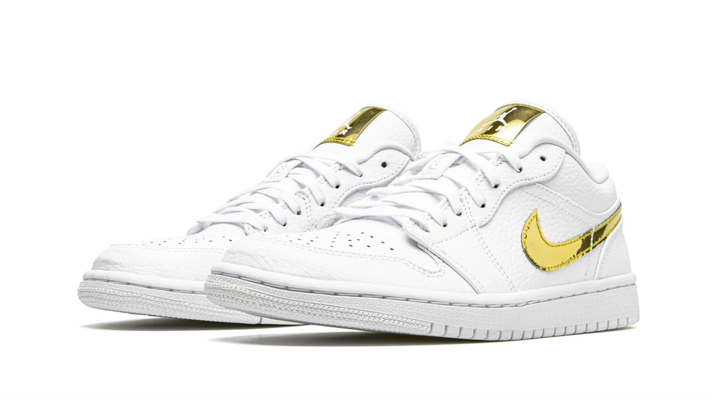 AIR JORDAN 1 LO SE WMNS White Metallic Gold