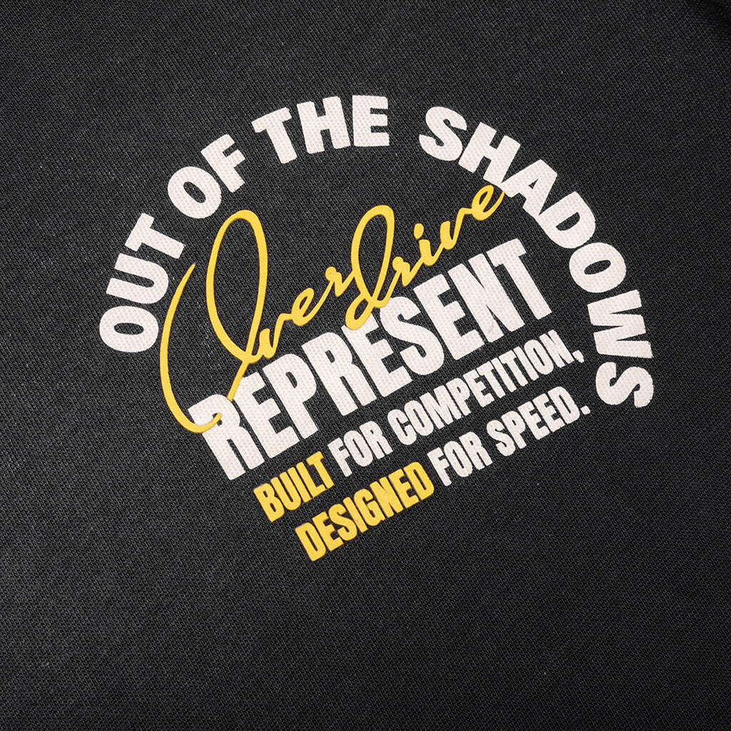 Out Of The Shadows T Shirt Stained Black
