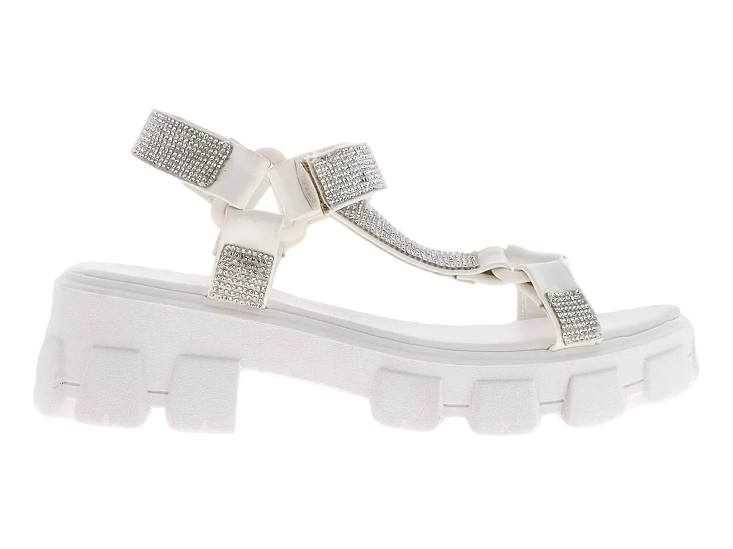 Sandalia Gladiador Furor Blanco para Mujer