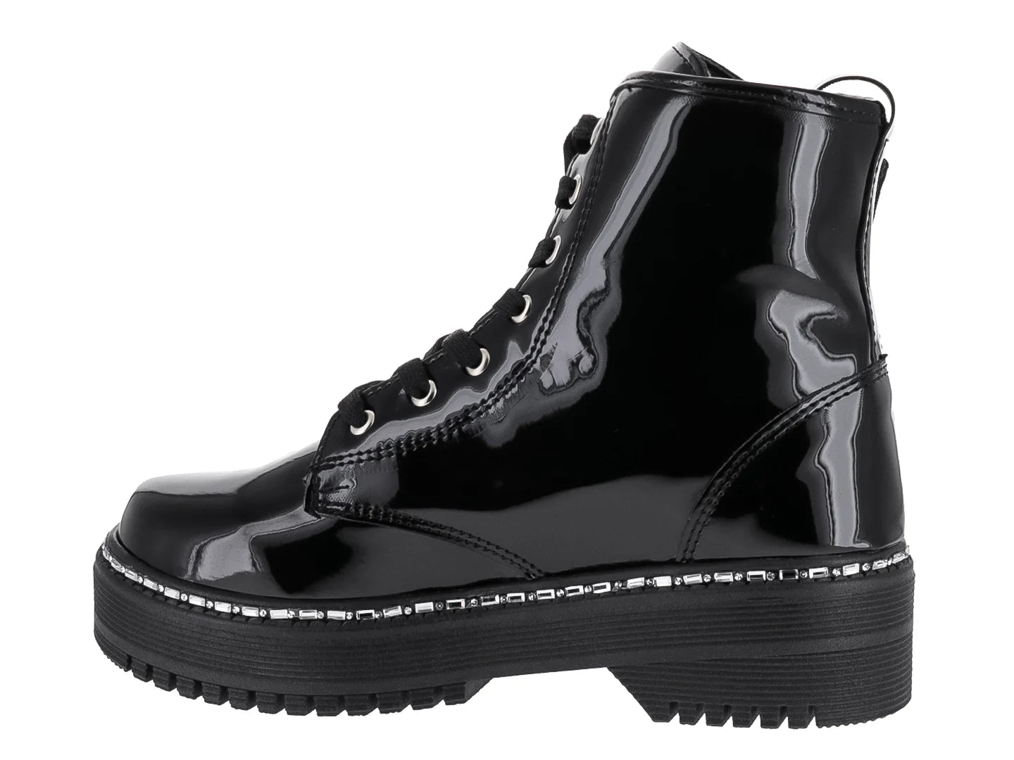 Botas MeliAna de Charol Negro para Niña