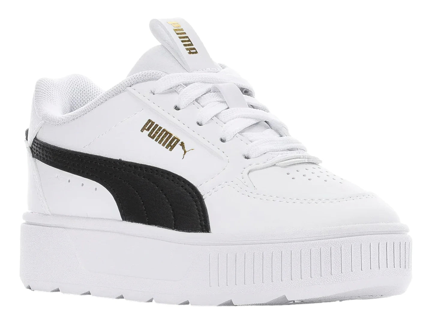 Tenis PUMA Carmen Rebelle Blanco y Negro para Niña
