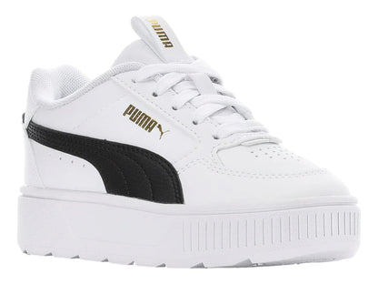 Tenis PUMA Carmen Rebelle Blanco y Negro para Niña