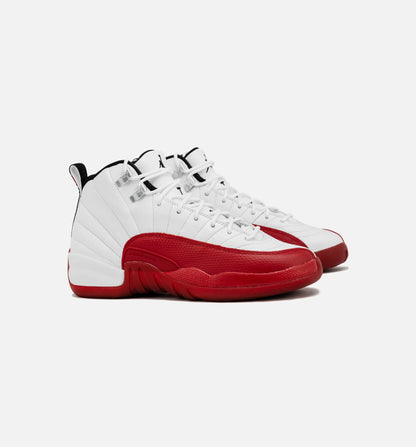 Air Jordan 12 Retro Cherry Grade School Lifestyle Shoe Cherry Red
