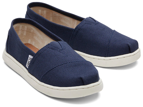 Zapatos TOMS Slip on Azul Marino para Niño