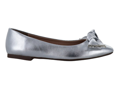 Zapatos Planos Salamandra Color Plata para Mujer