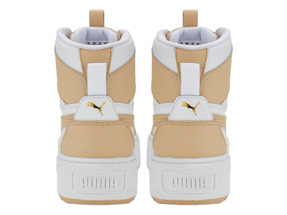 Tenis PUMA Karmen Rebelle Mid Blanco y Beige para Mujer