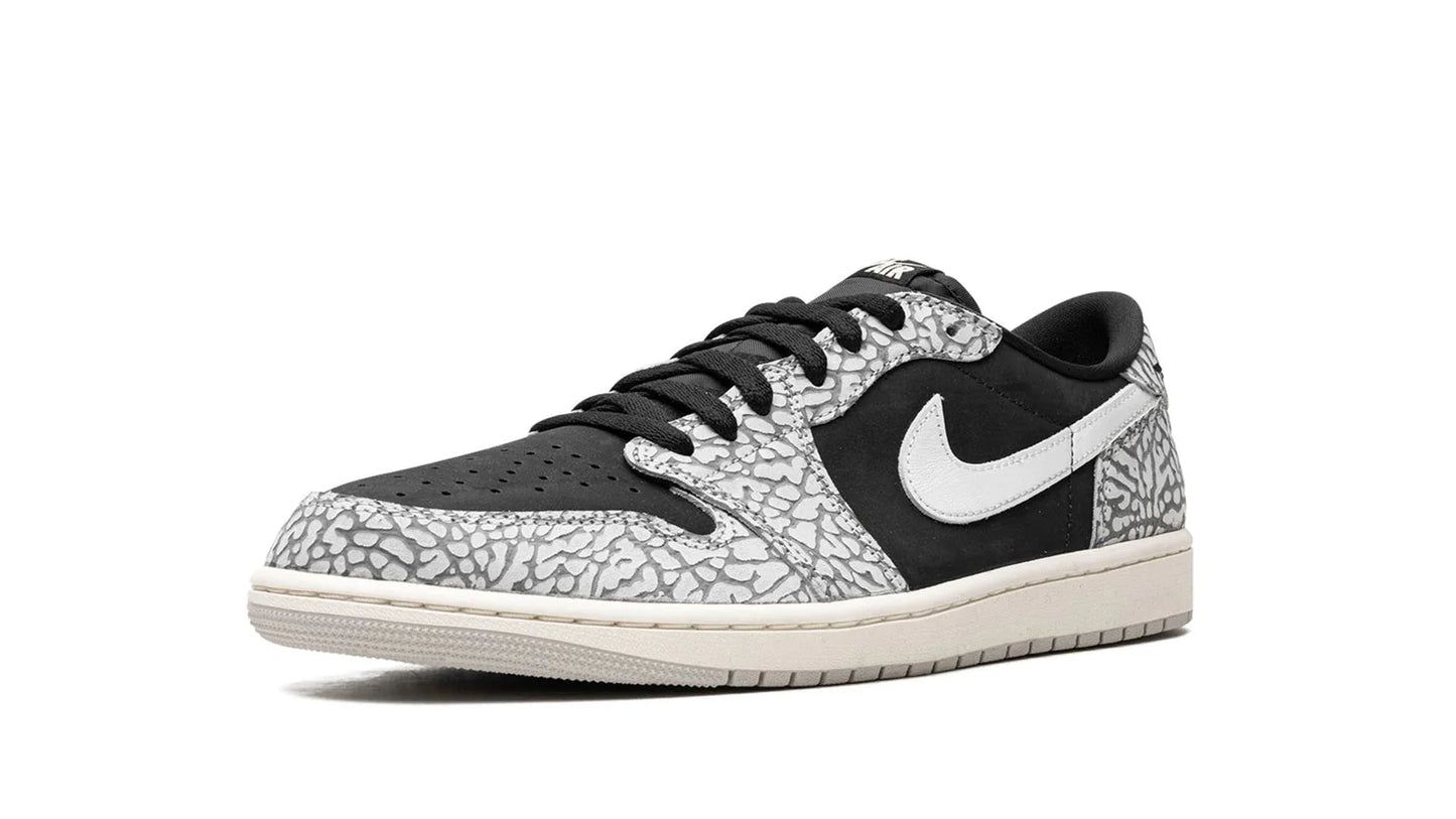 Air Jordan 1 Low Black Elephant