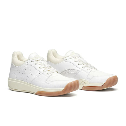 DAPS DESI Mid White Cream Mens Pickleball Shoes