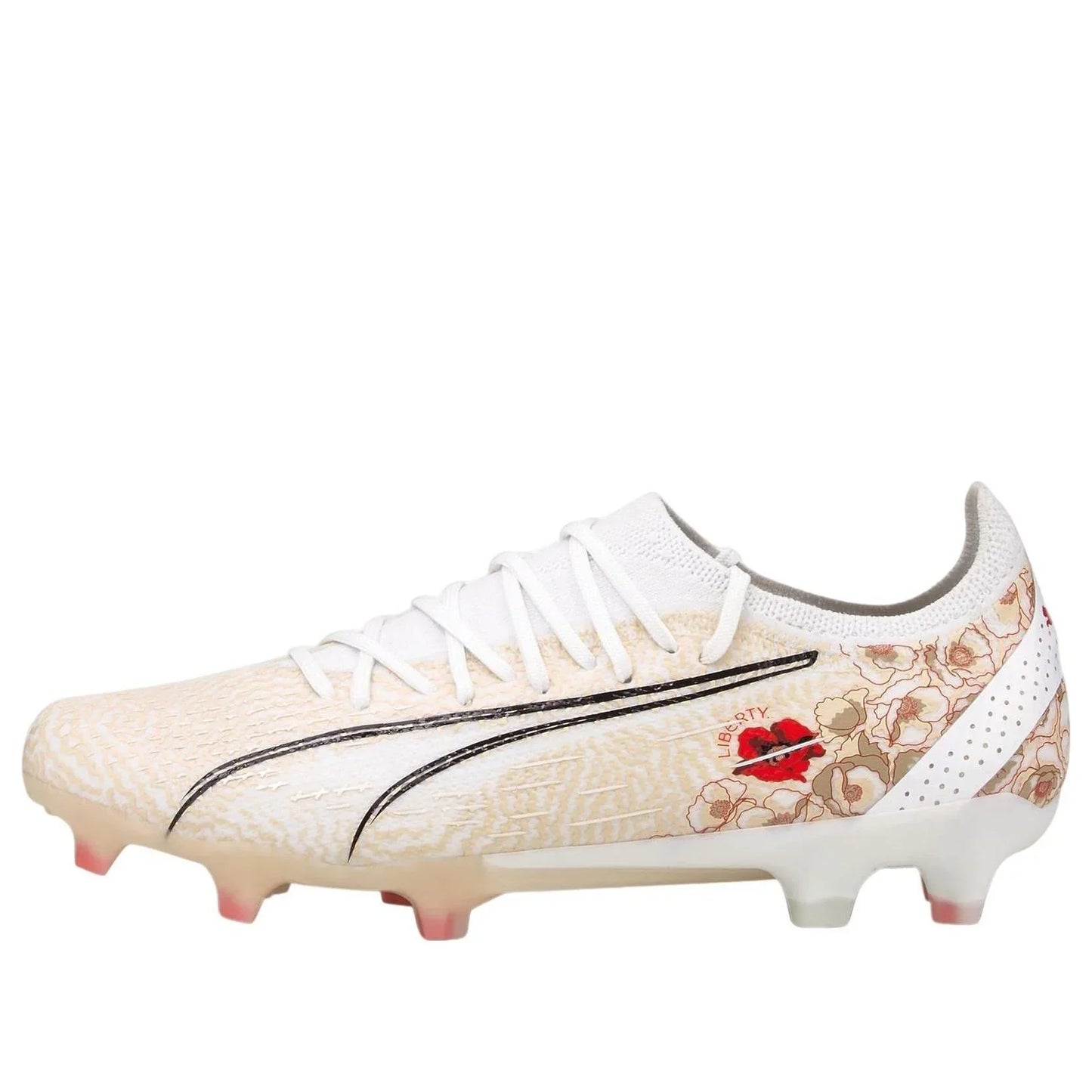 PUMA Ultra Ultimate Liberty Womens FG AG Soccer Cleats White Pristine Black
