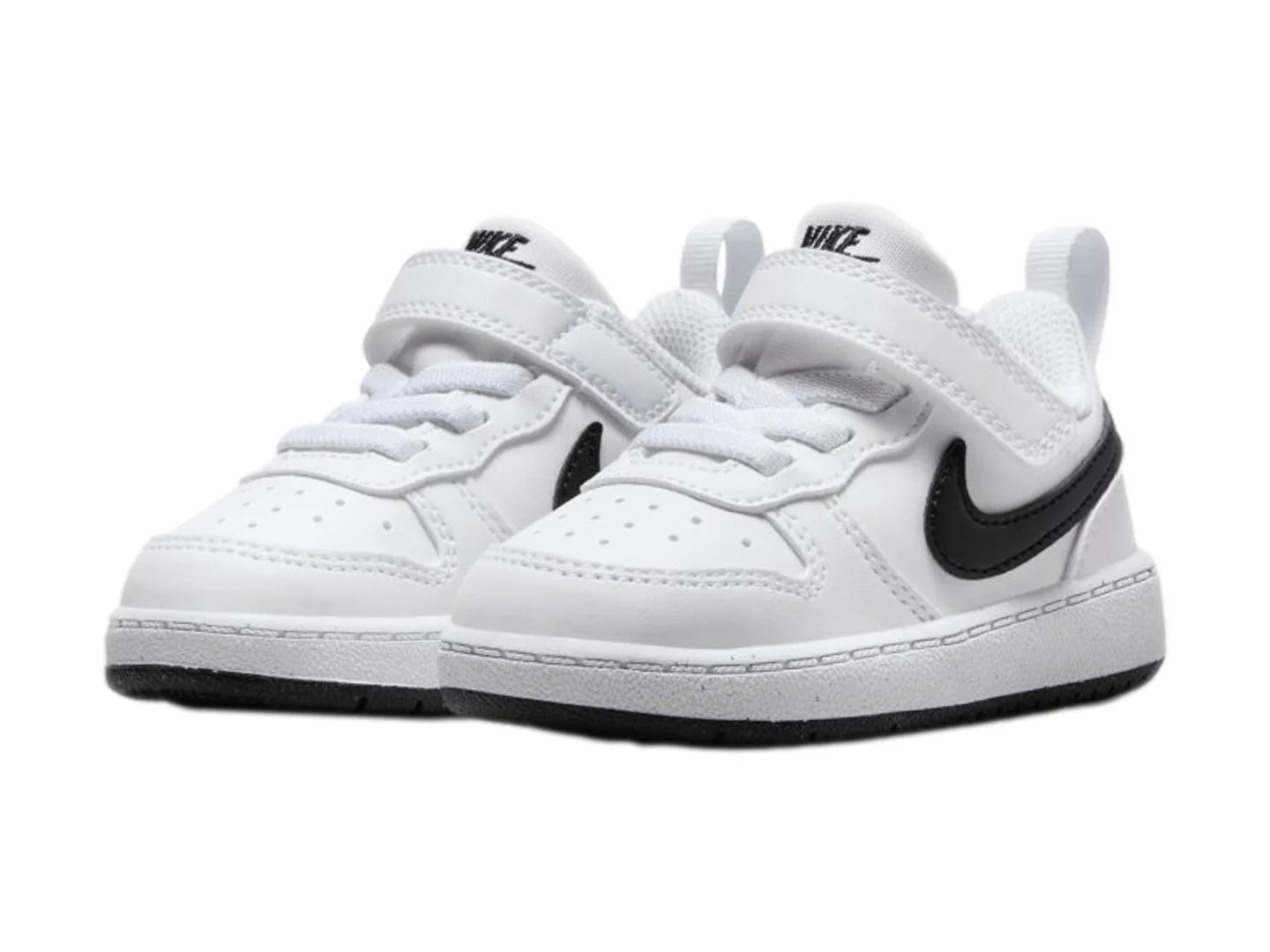 Tenis Nike Court Borough Low Recraft Blanco y Negro para Niño