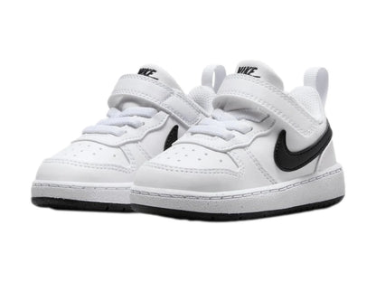 Tenis Nike Court Borough Low Recraft Blanco y Negro para Niño