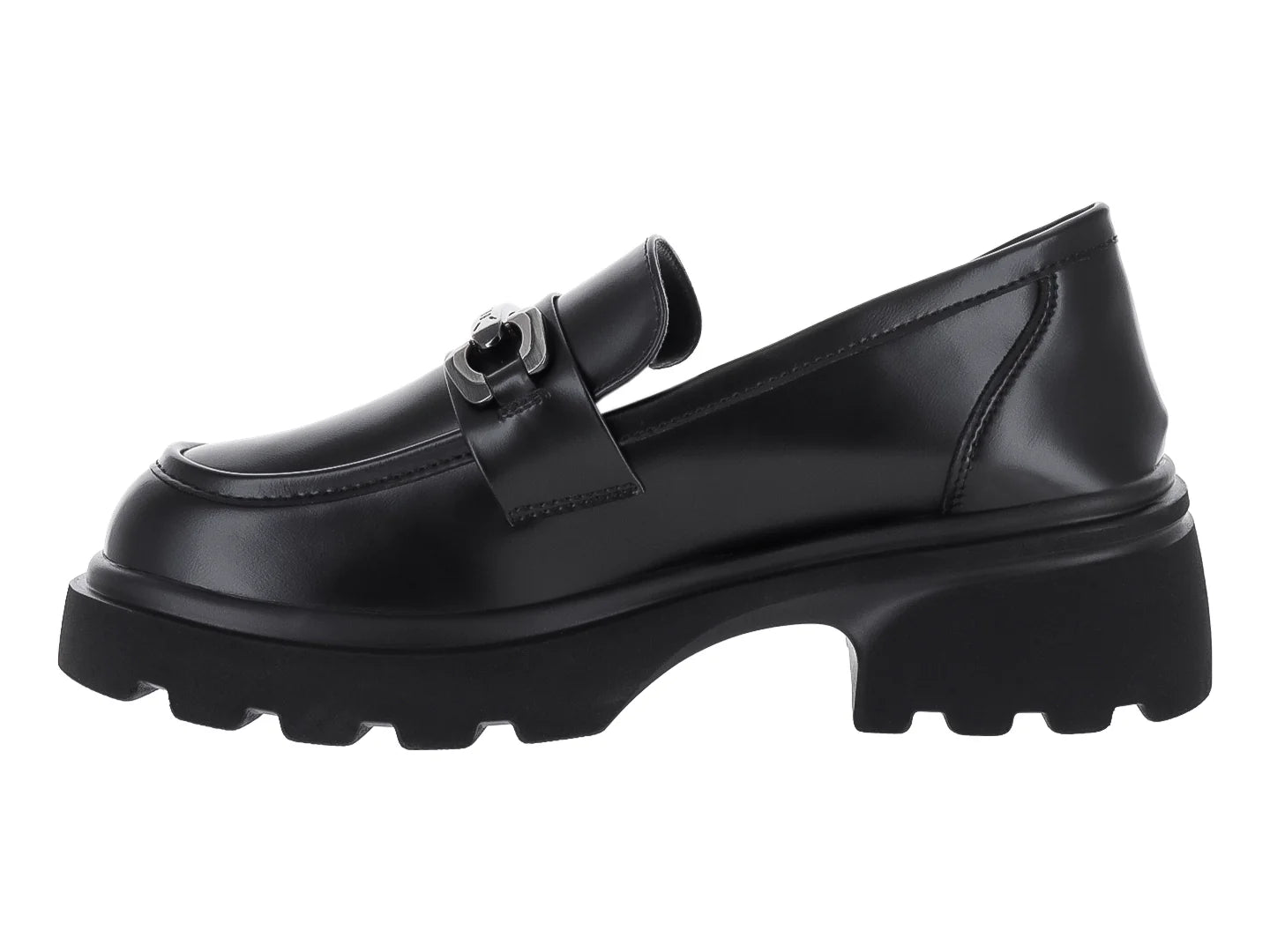 Zapatos Mocasines Roze Janfrin Negro para Mujer
