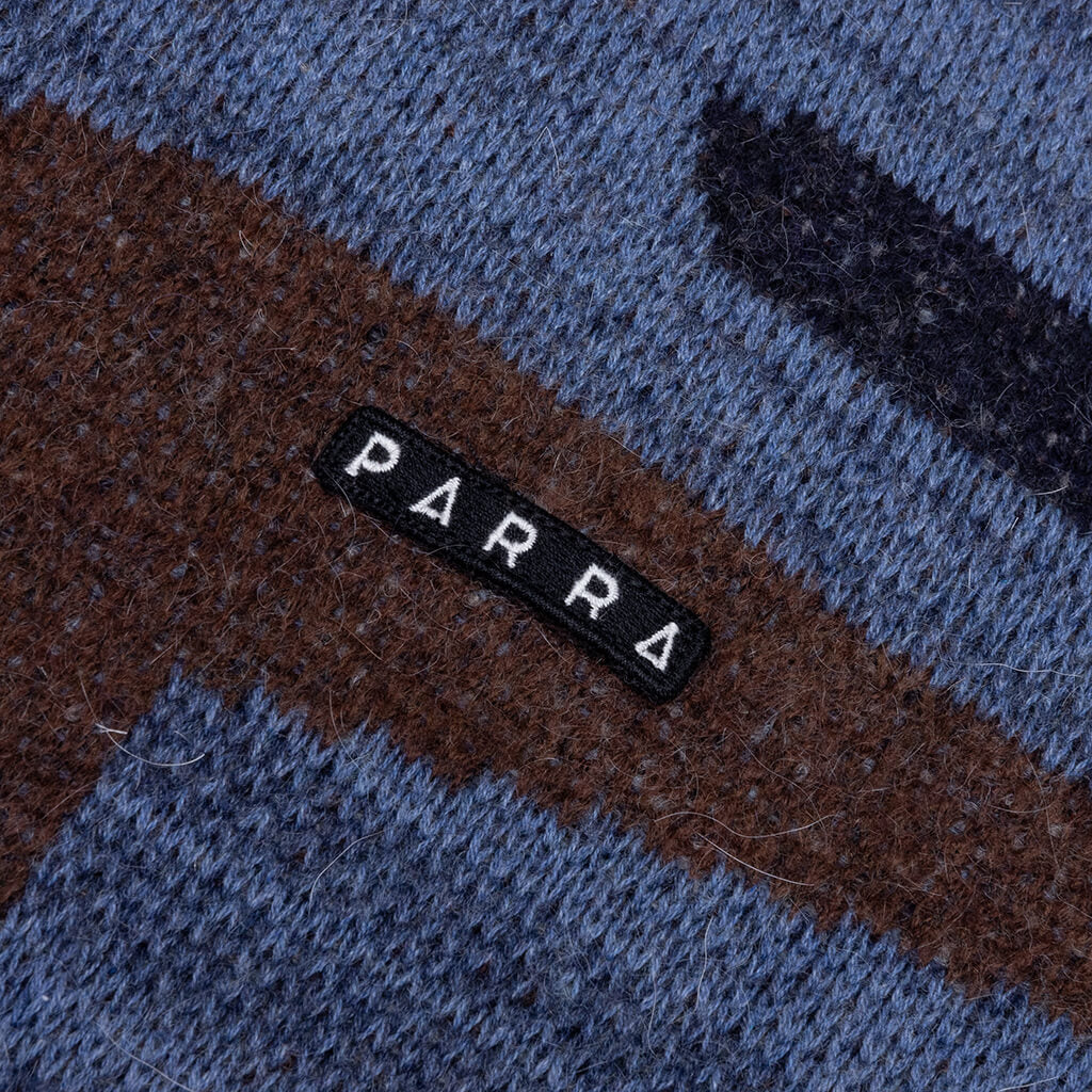 Detached Knitting Pullover Blue