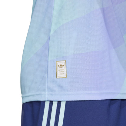 adidas Mens Arsenal Third Jersey Authentic 24 25 Aqua Purple