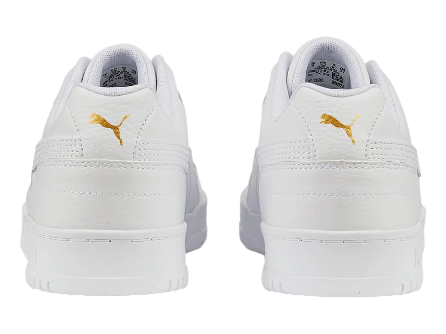Tenis PUMA RBD Game Low Blancos con Dorado para Mujer