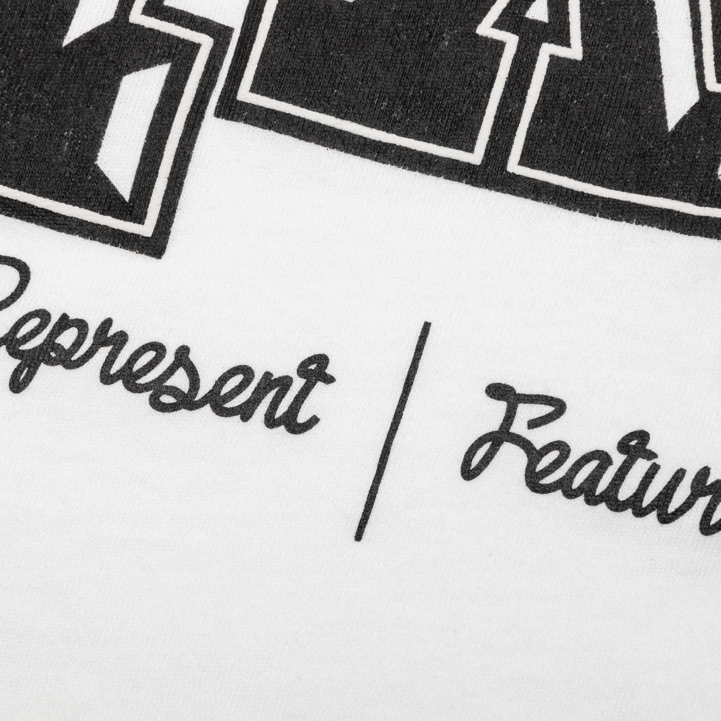 Feature x Represent Multi Logo T Shirt Flat White