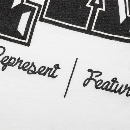 Feature x Represent Multi Logo T Shirt Flat White