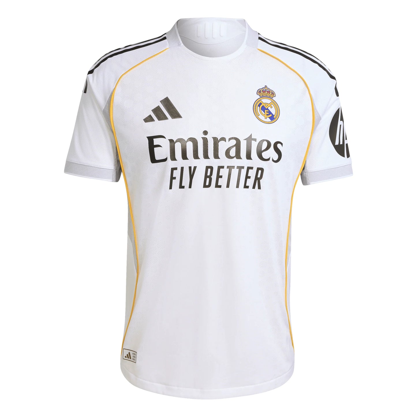 adidas Real Madrid Home Authentic Mens Soccer Jersey 25 26 White
