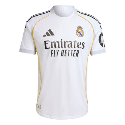 adidas Real Madrid Home Authentic Mens Soccer Jersey 25 26 White