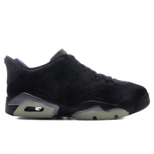 Womens Air Jordan 6 Retro Low Blackout Triple Black