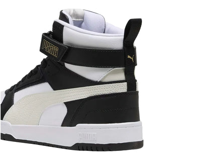 Tenis PUMA RBD Game Blanco Negro y Gris para Hombre