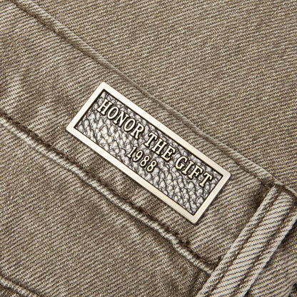 Washed Twill Pant Taupe