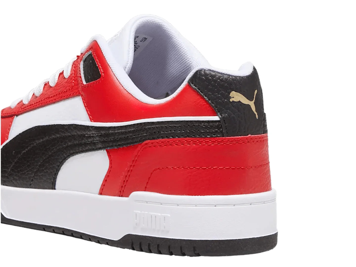 Tenis PUMA RBD Game Low Blanco Negro y Rojo para Hombre
