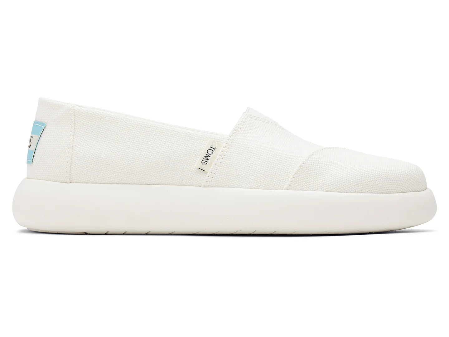 Zapatos Alpargatas TOMS Blancos para Mujer