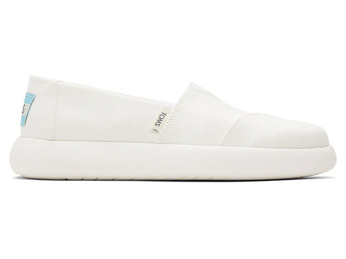 Zapatos Alpargatas TOMS Blancos para Mujer