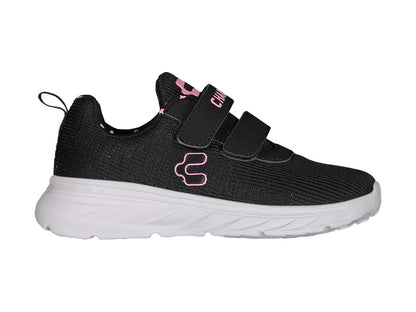 Tenis Charly Negro con Rosa para Niña