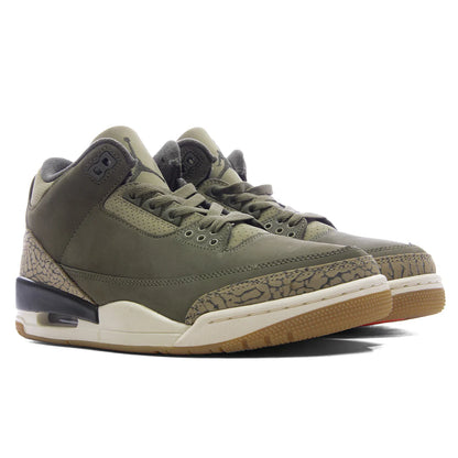 Air Jordan 3 Retro Family Affair Medium Olive Sequoia Neutral Olive