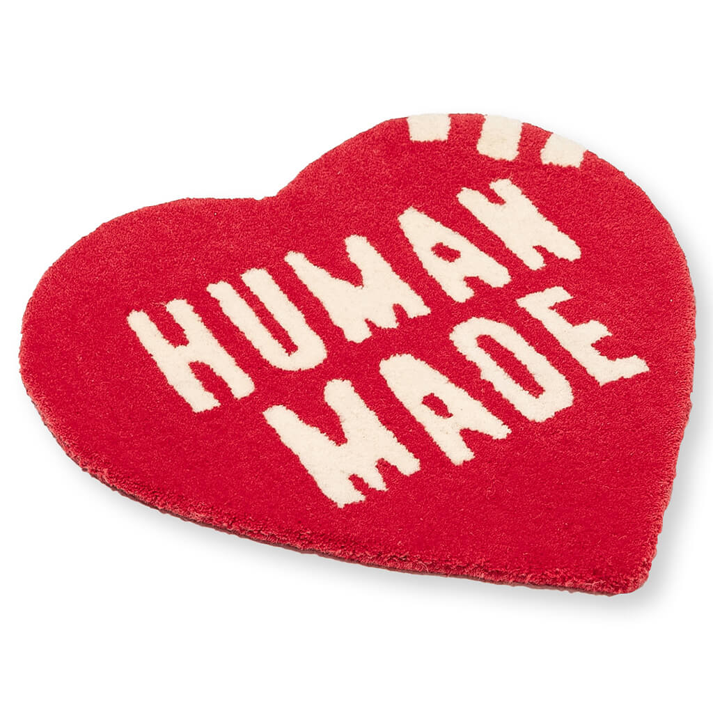 Heart Rug Small Red