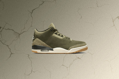 Air Jordan 3 Retro Family Affair Medium Olive Sequoia Neutral Olive